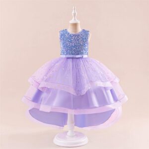 Baby Sequin Dress with Ruffle (4Y - 9Y)