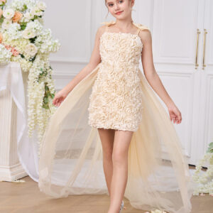 Floral Princess Evening Dress (8Y - 10Y)