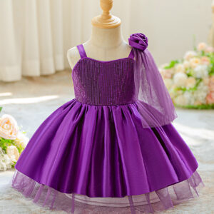 Princess Flower Girls Tulle Dress (06M - 3Y) (Copy)