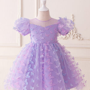 Floral Pattern Evening Party Princess Dress (4Y - 8Y)